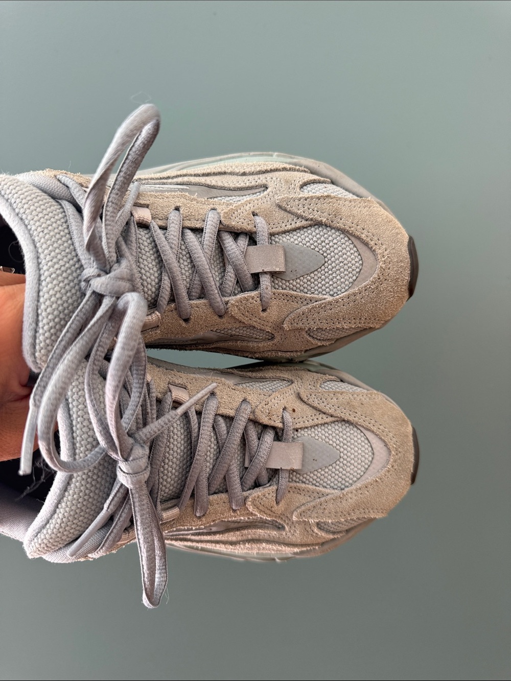 Adidas Original Yeezy BOOST 700 V2 Hospital Blue/Sage Size 4.5 - Picture 5 of 11